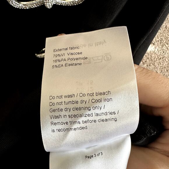 Mach & Mach Crystal Bow Embellished Dress - Picture 4 of 6